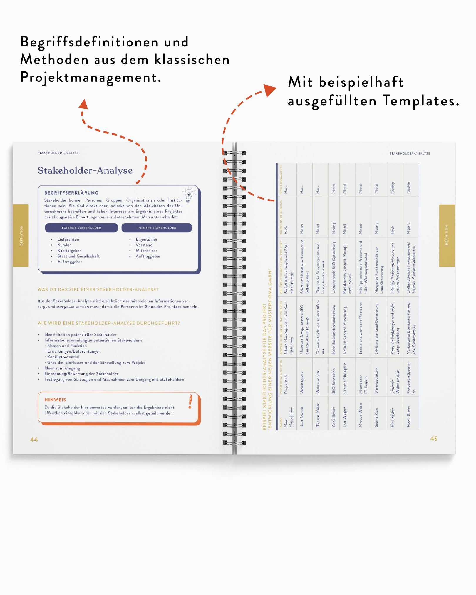 Der Projektmanagement Planer