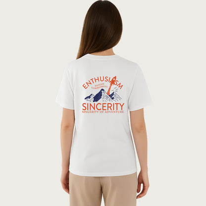 Statement T-Shirt: Enthusiasm &amp; Sincerity
